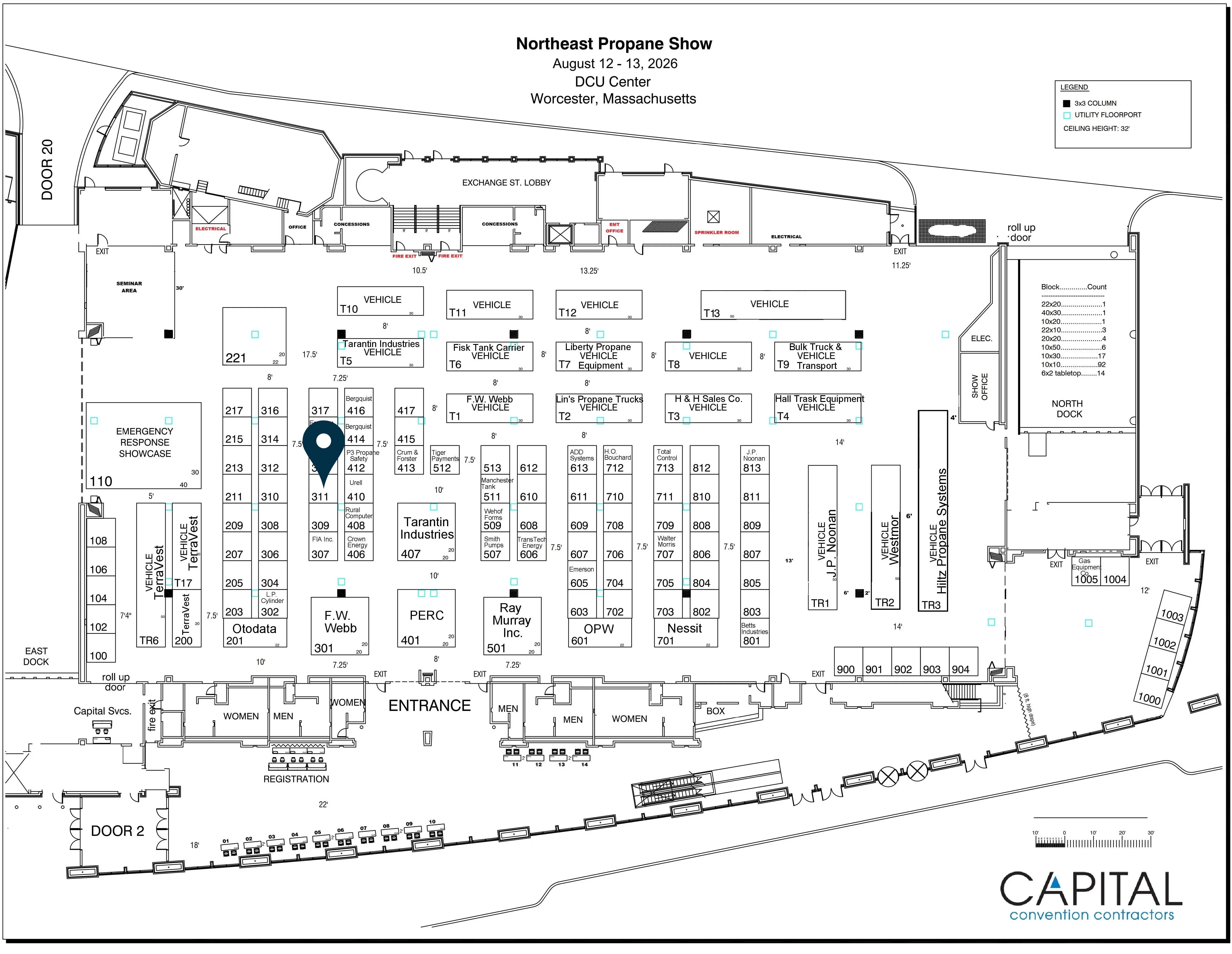 2026 Northeast Propane Show Floor Plan