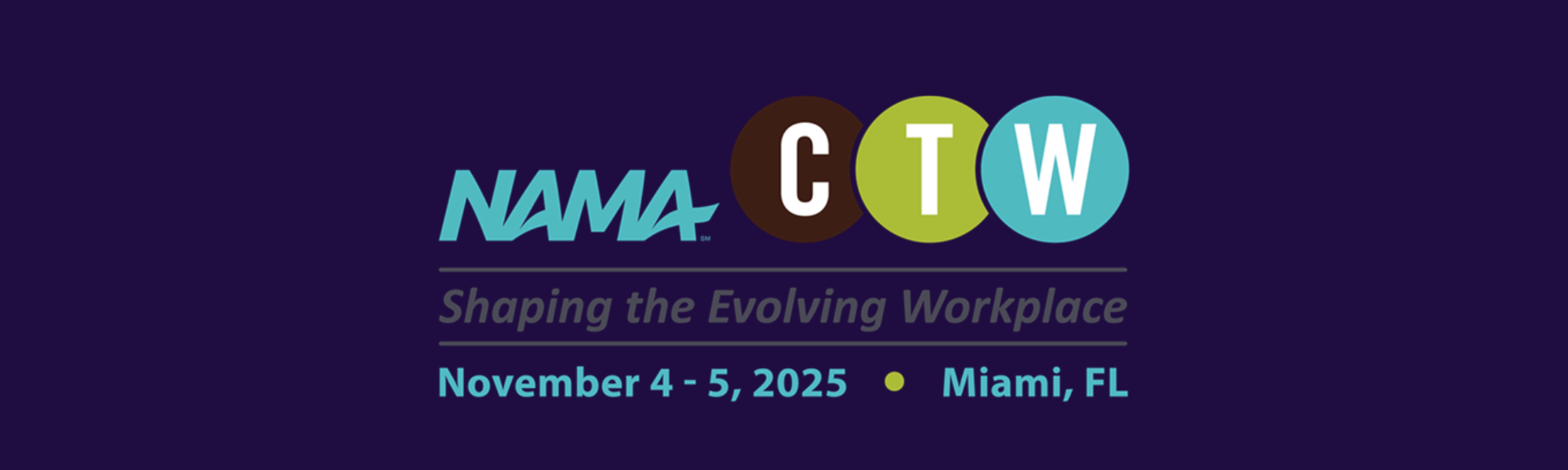 NAMA CTW Conference 2025